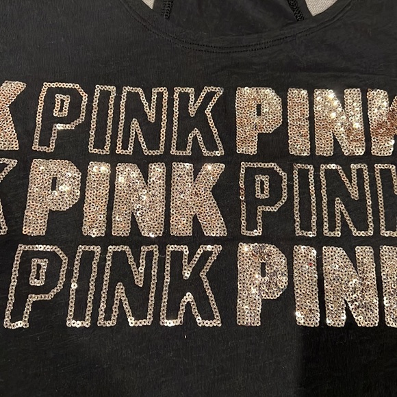 NWT VS Pink Bling Tank L - Picture 2 of 4